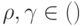 \rho,\gamma\double\in\DD(\calN)