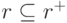 r\subseteq r^+