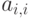 a_{i,i}