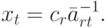 x_t=c_r\bar{a}_{rt}^{-1}.