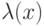 \lambda(x)