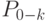 P_{0-k}