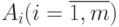 A_i(i=\overline{1,m})