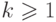 k\ge
1