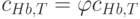 c_{Hb,T}=\varphi c_{Hb,T}