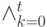 \wedge_{k=0}^t