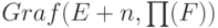 Graf(E+n, \prod(F)) 