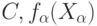 C, f_{\alpha}(X_{\alpha})