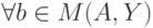 \forall b\in M(A,Y)
