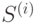 S^{(i)} 
