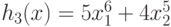 h_{3}(x) = 5 x_{1}^{6}+4 x_{2}^{5}