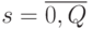 s = \overline{0,Q}