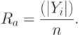 R_a=\frac{(|Y_i|)}{n}.