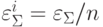 \varepsilon_\Sigma^i = \varepsilon_\Sigma  /n