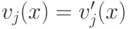 v_j(x) = v^\prime_j(x)